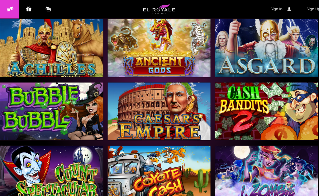 El Royale Casino Games